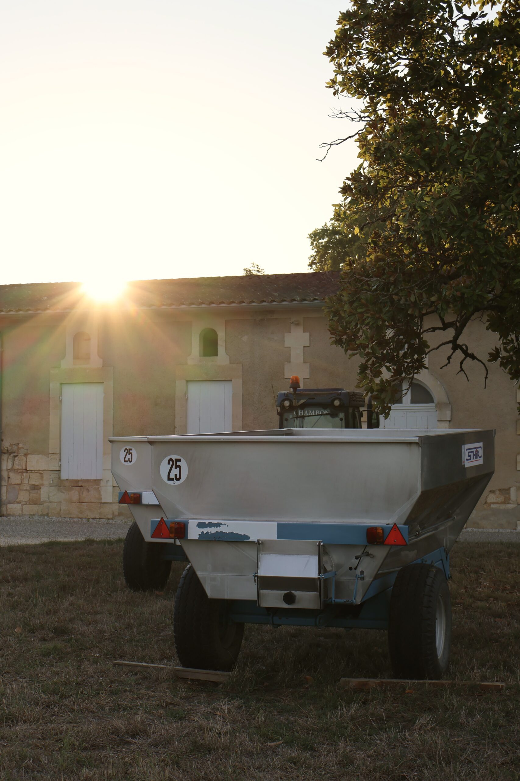 Preparing for harvest at Vignobles Hermouet