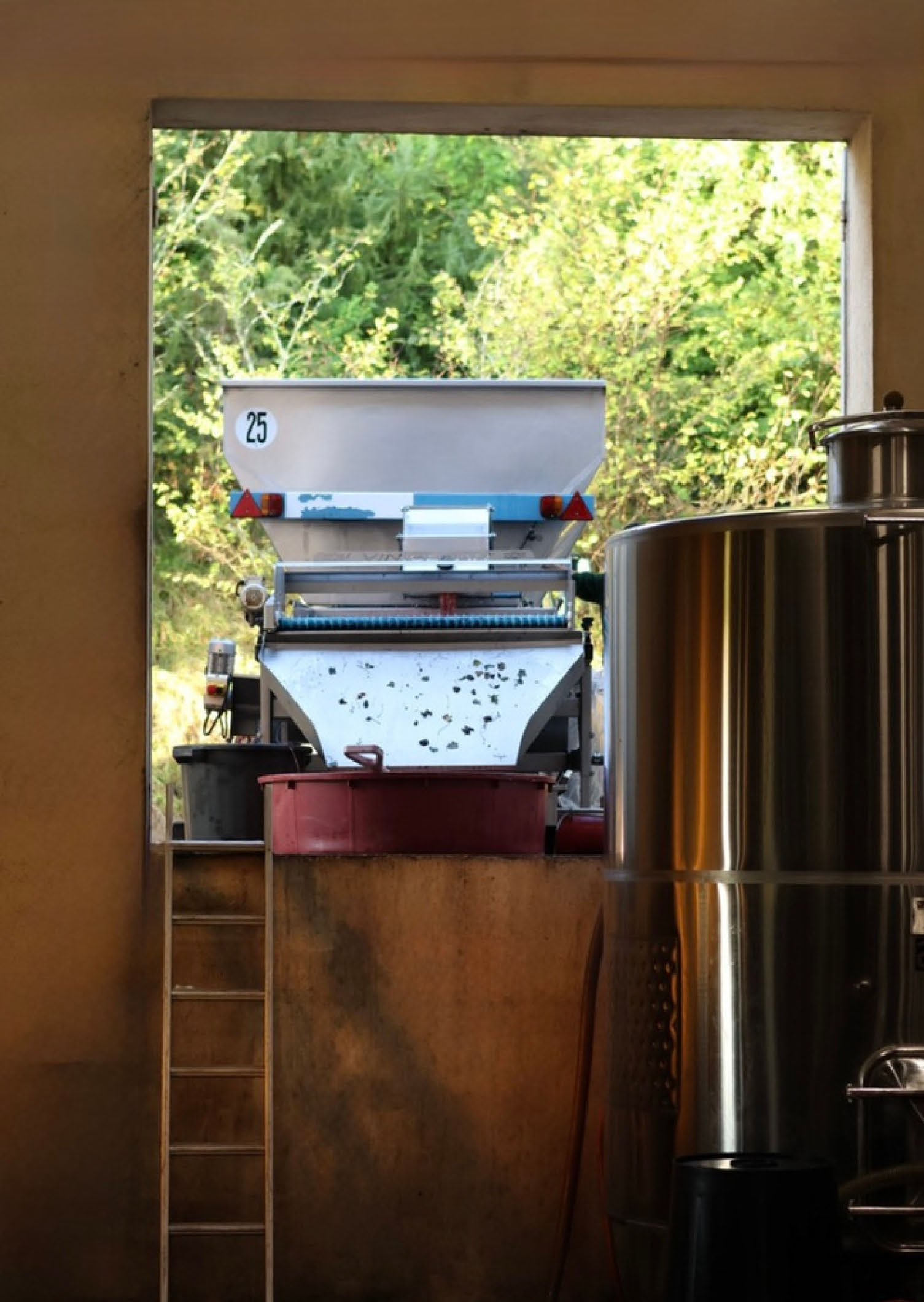 8:45am sharp : vatting the<br />
final batch of malbec. It’s all<br />
down to winemaking now